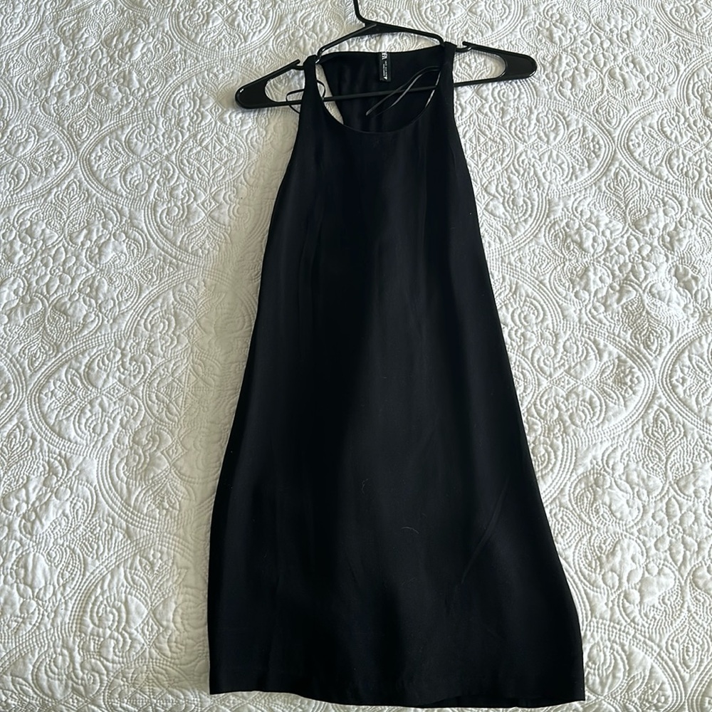 Mini black dress